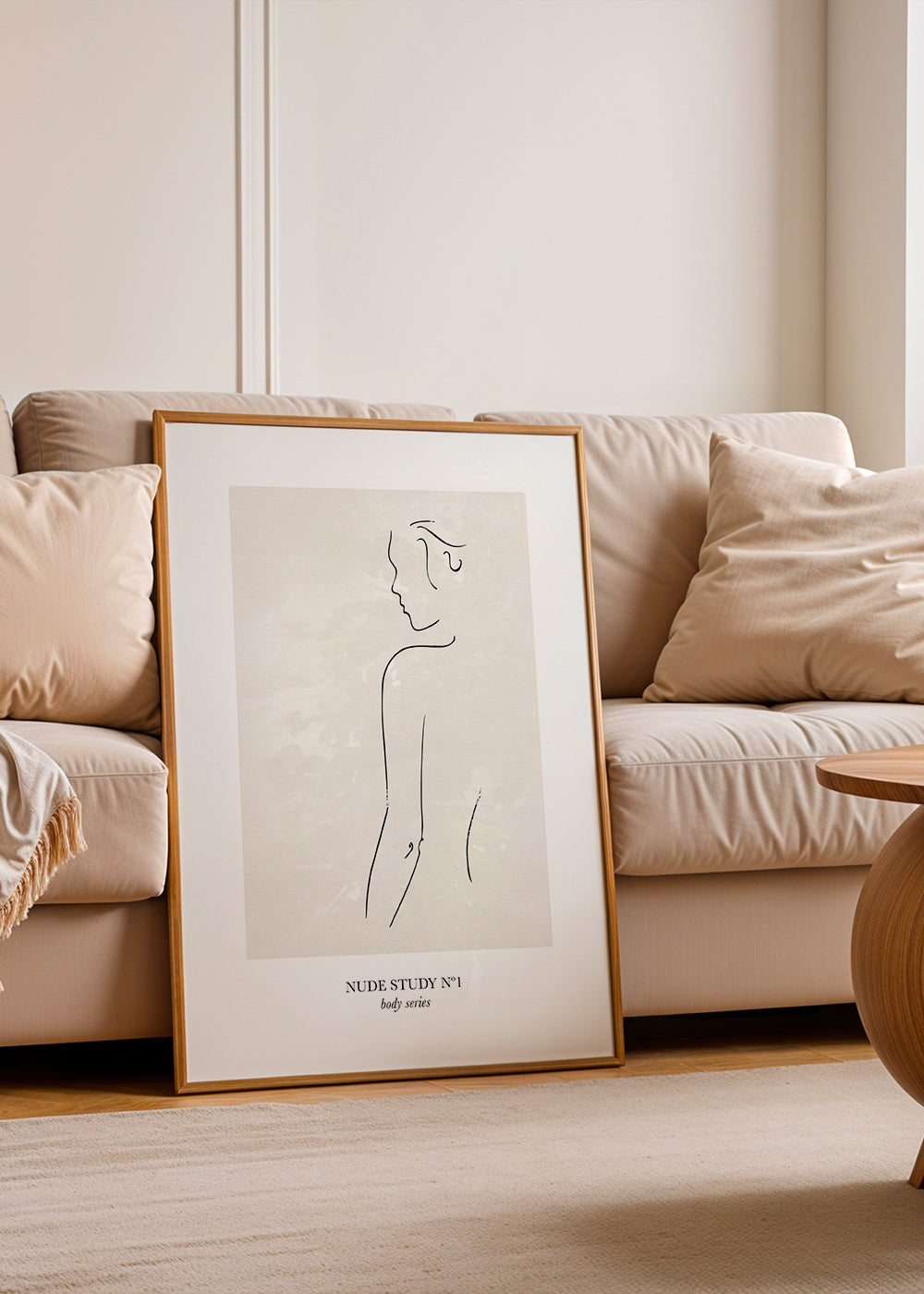 Ilustrace: Studie nahoty v liniích