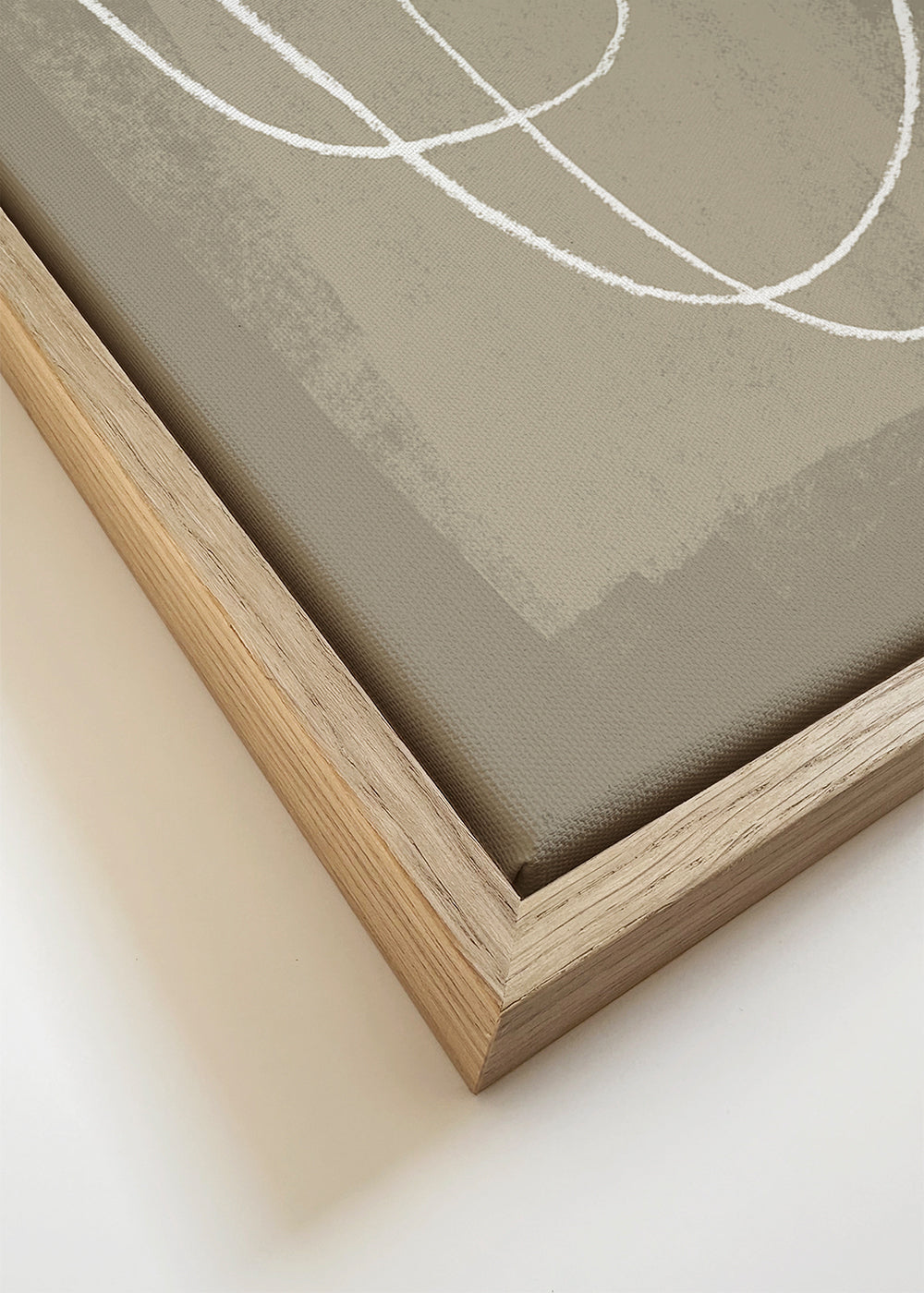 Minimalistický design organické čáry béžová