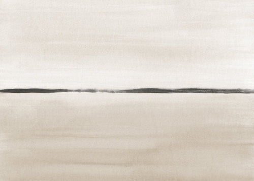 Minimalistický horizont v béžových tónech