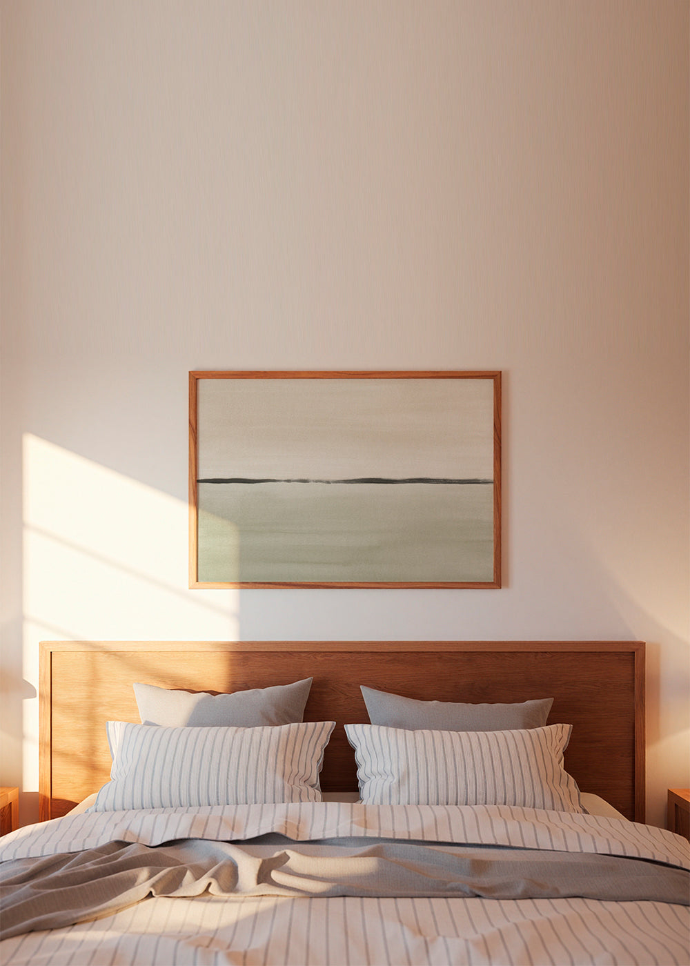 Krajinářské umění: minimalistický olivový horizont