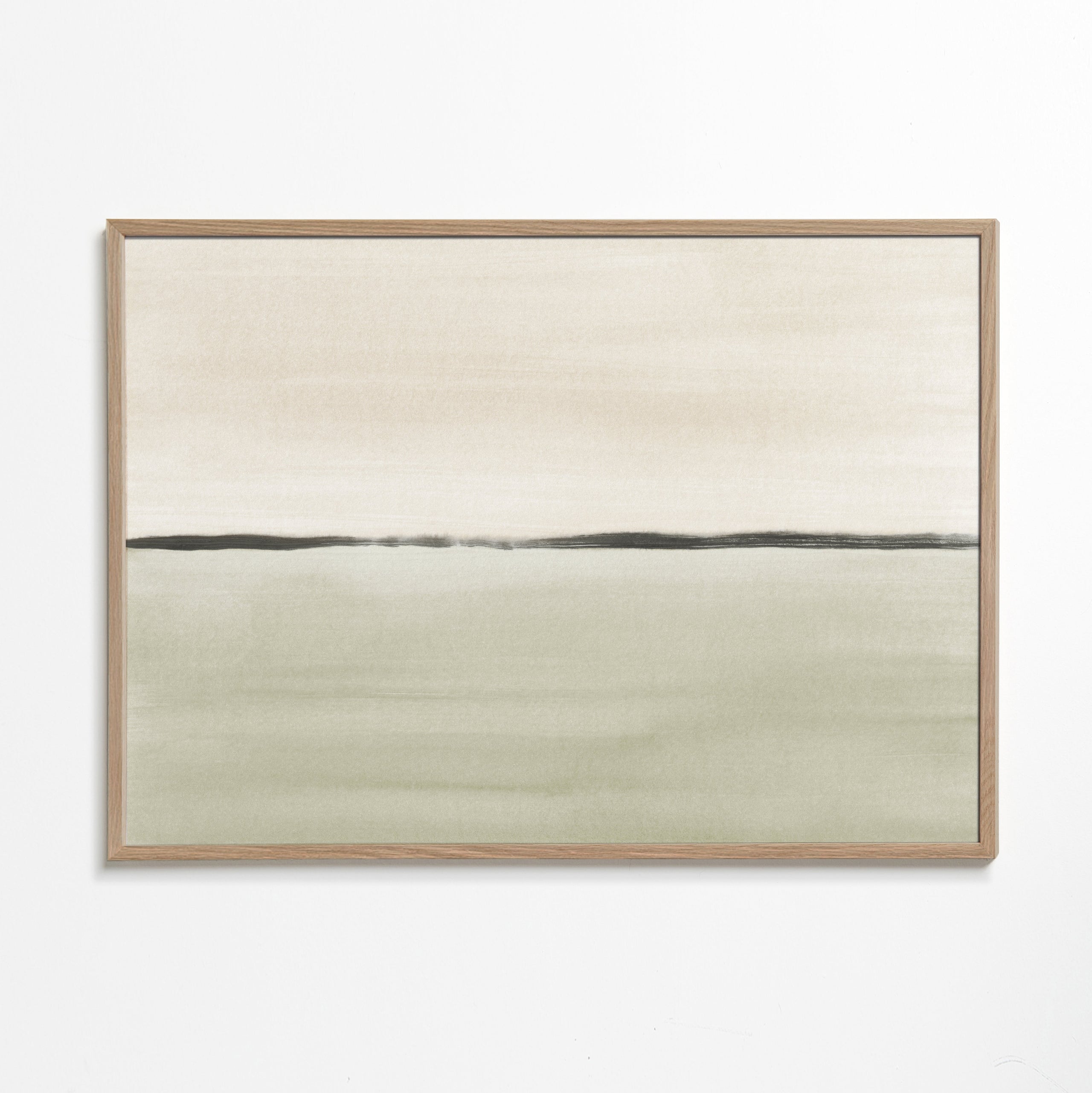 Krajinářské umění: minimalistický olivový horizont