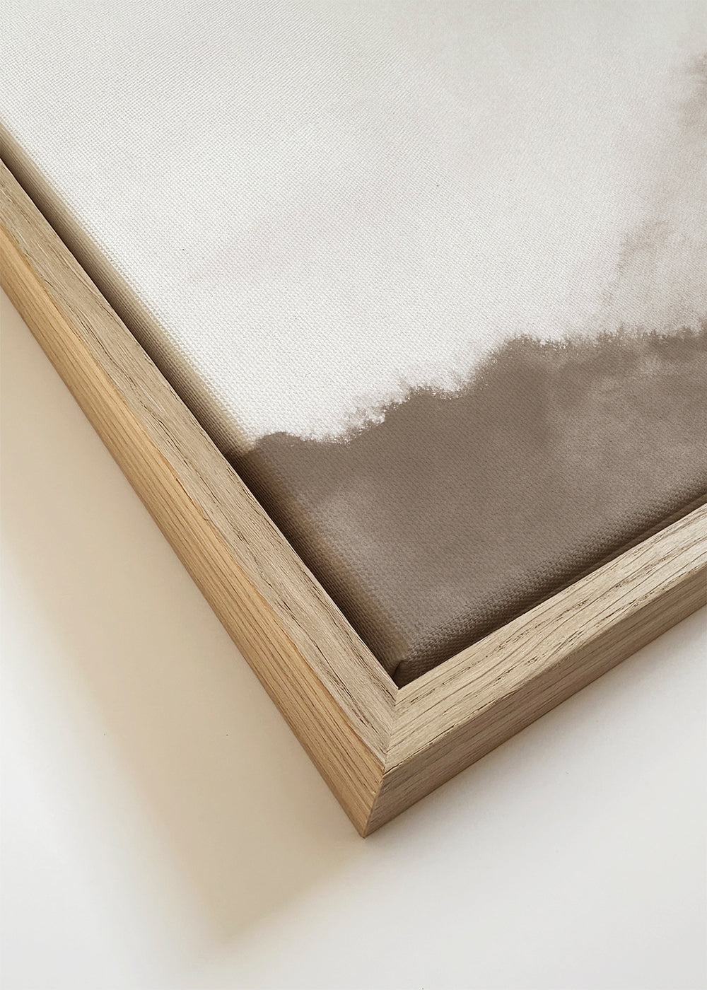 Horský obraz v sépii