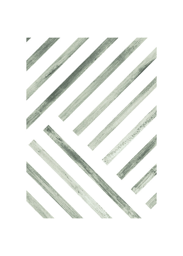 Geometrický obraz diagonální zelené pruhy
