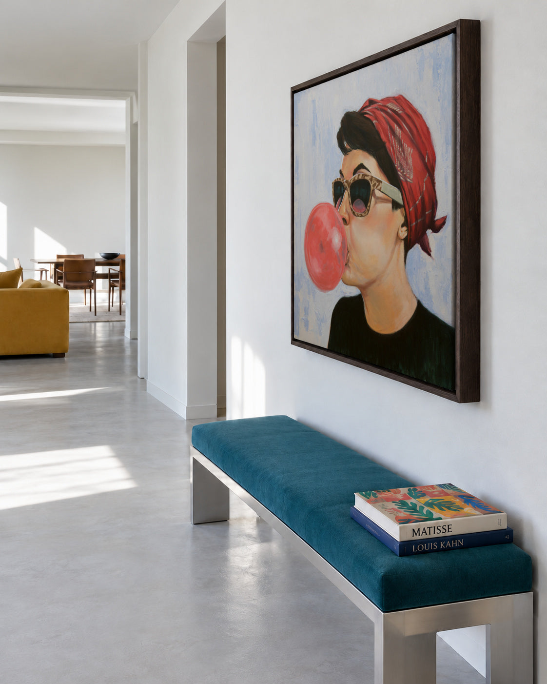 It’s not rocket science - Framed canvas in an interior