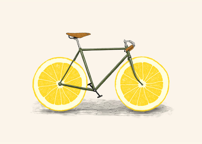 Obraz do kuchyně kolo s citronovými koly