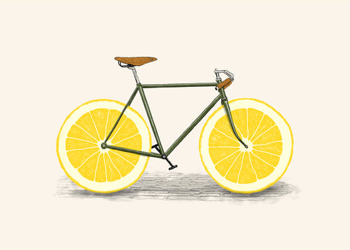 Obraz do kuchyně kolo s citronovými koly
