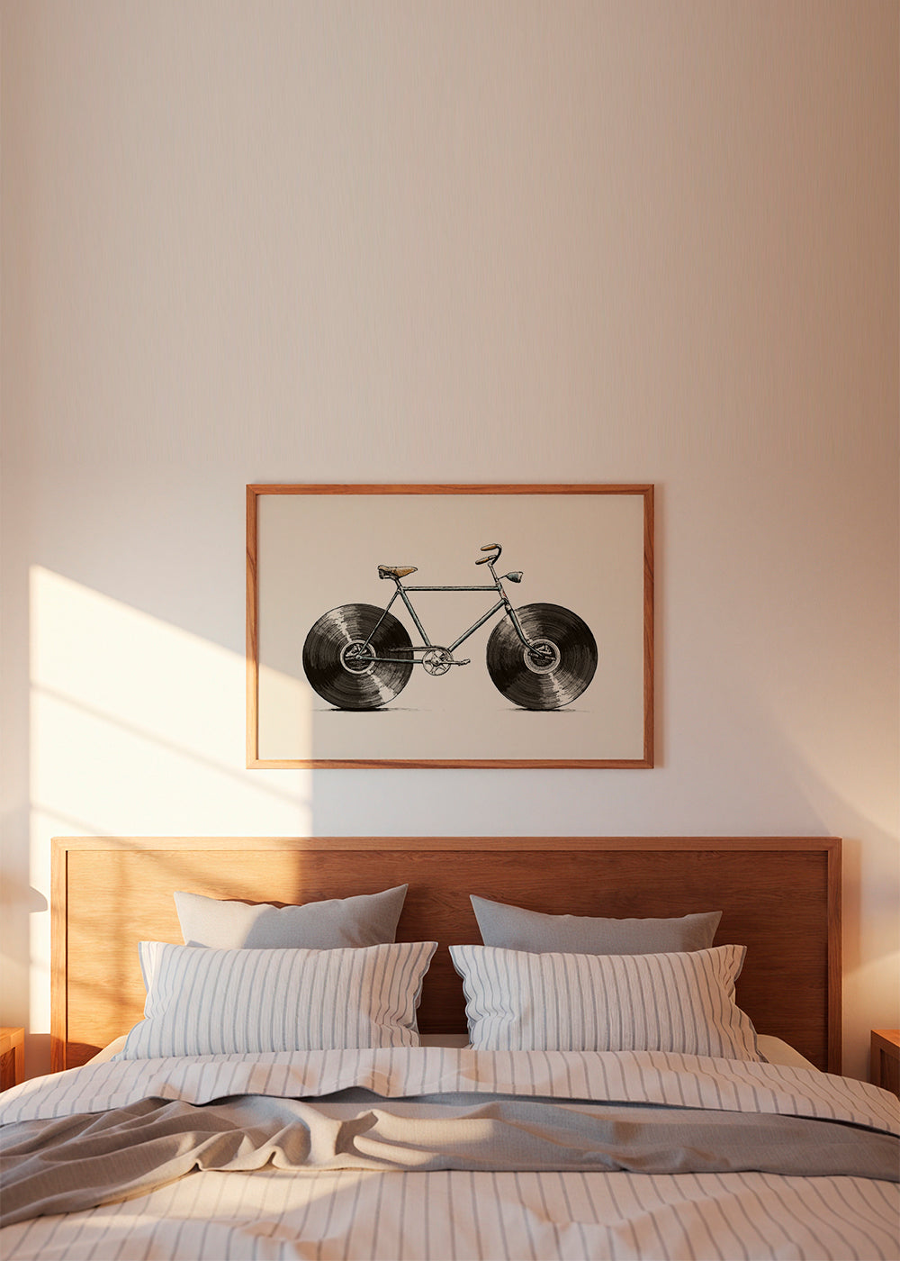 Ilustrace kola s vinylovými koly