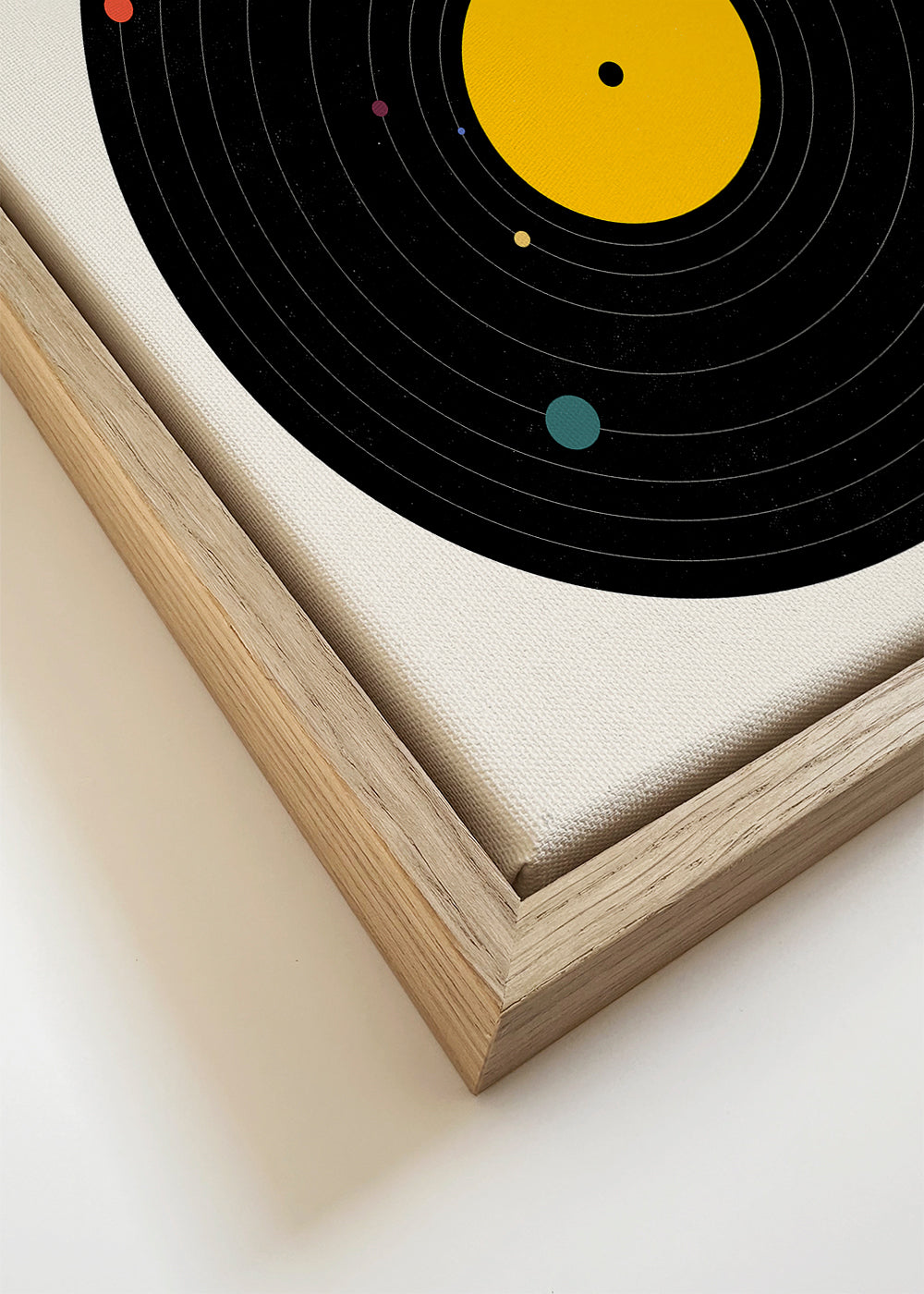 Vintage plakát s vinylovou grafikou