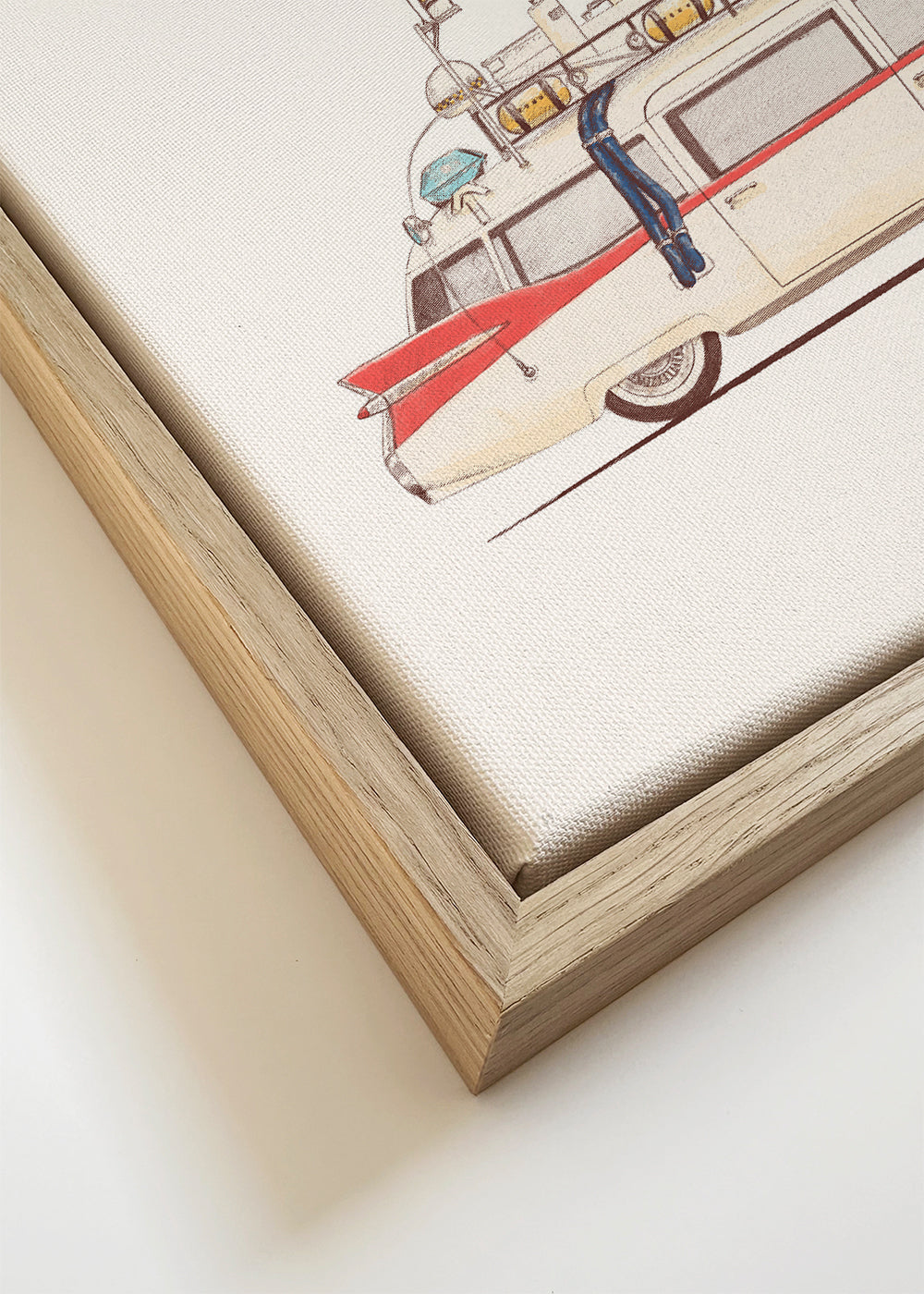 Vintage auto ilustrace