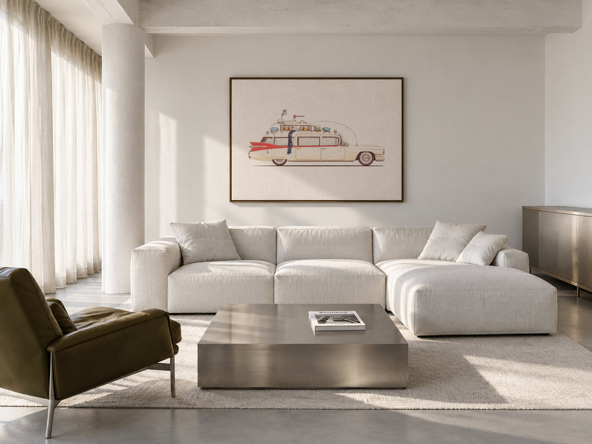 The anti ghost car - Framed canvas in an interior