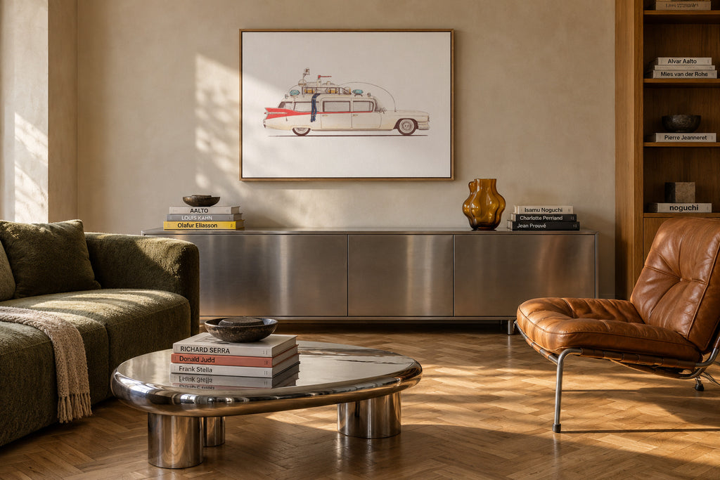 The anti ghost car - Framed canvas in an interior