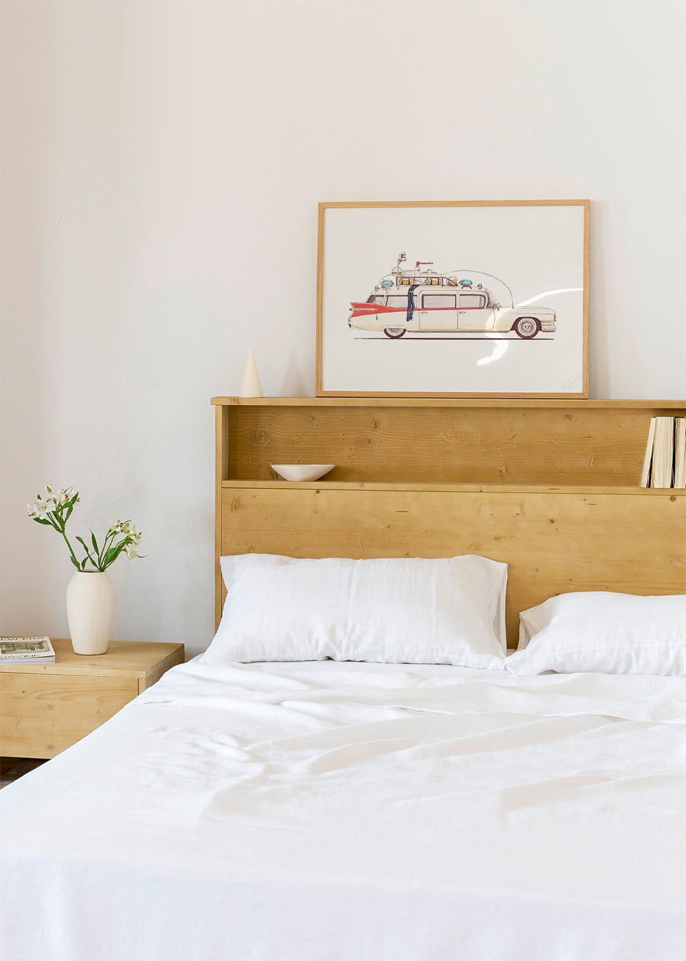 Vintage auto ilustrace