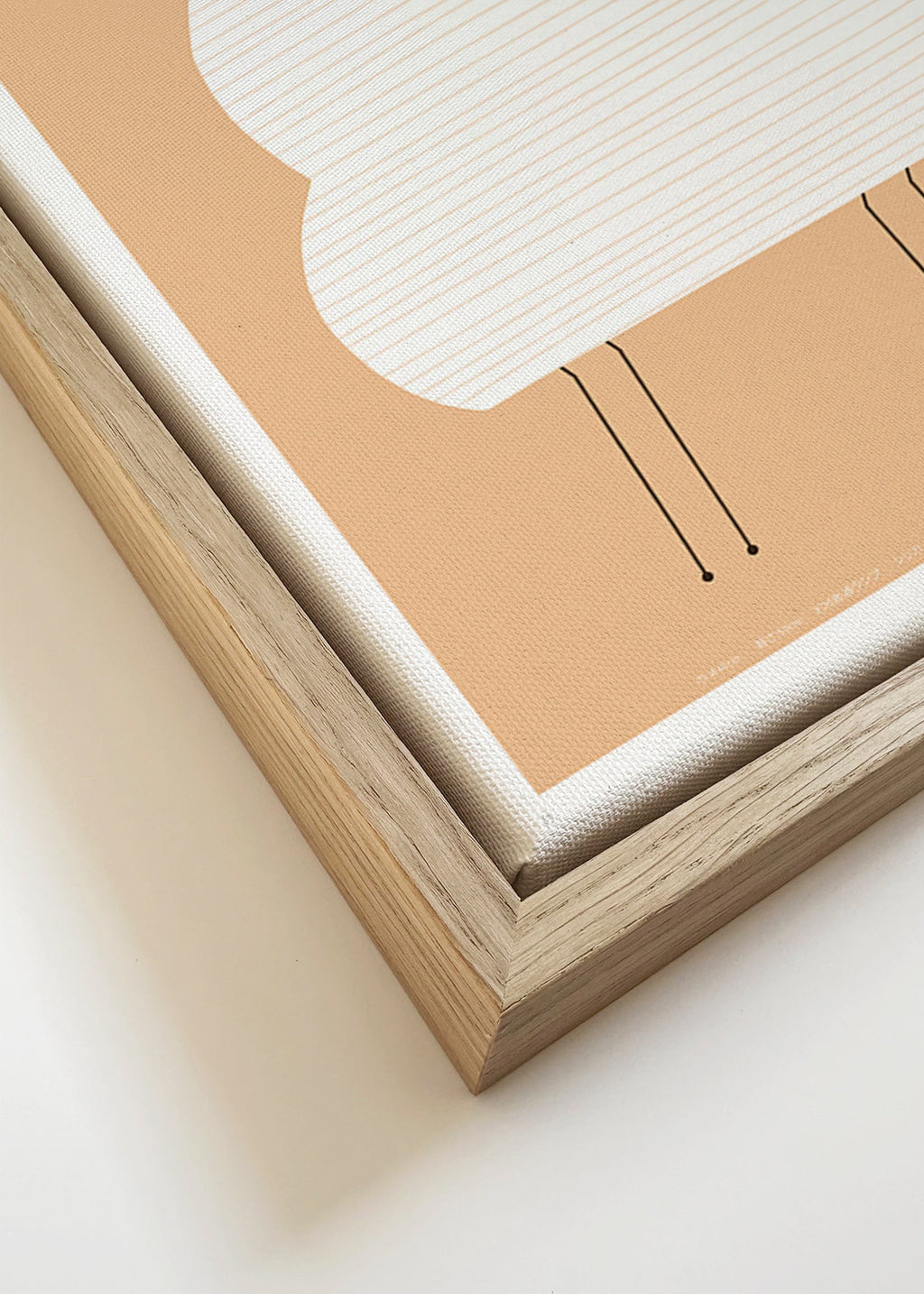 Ilustrace Noguchi Akari v minimalistických liniích