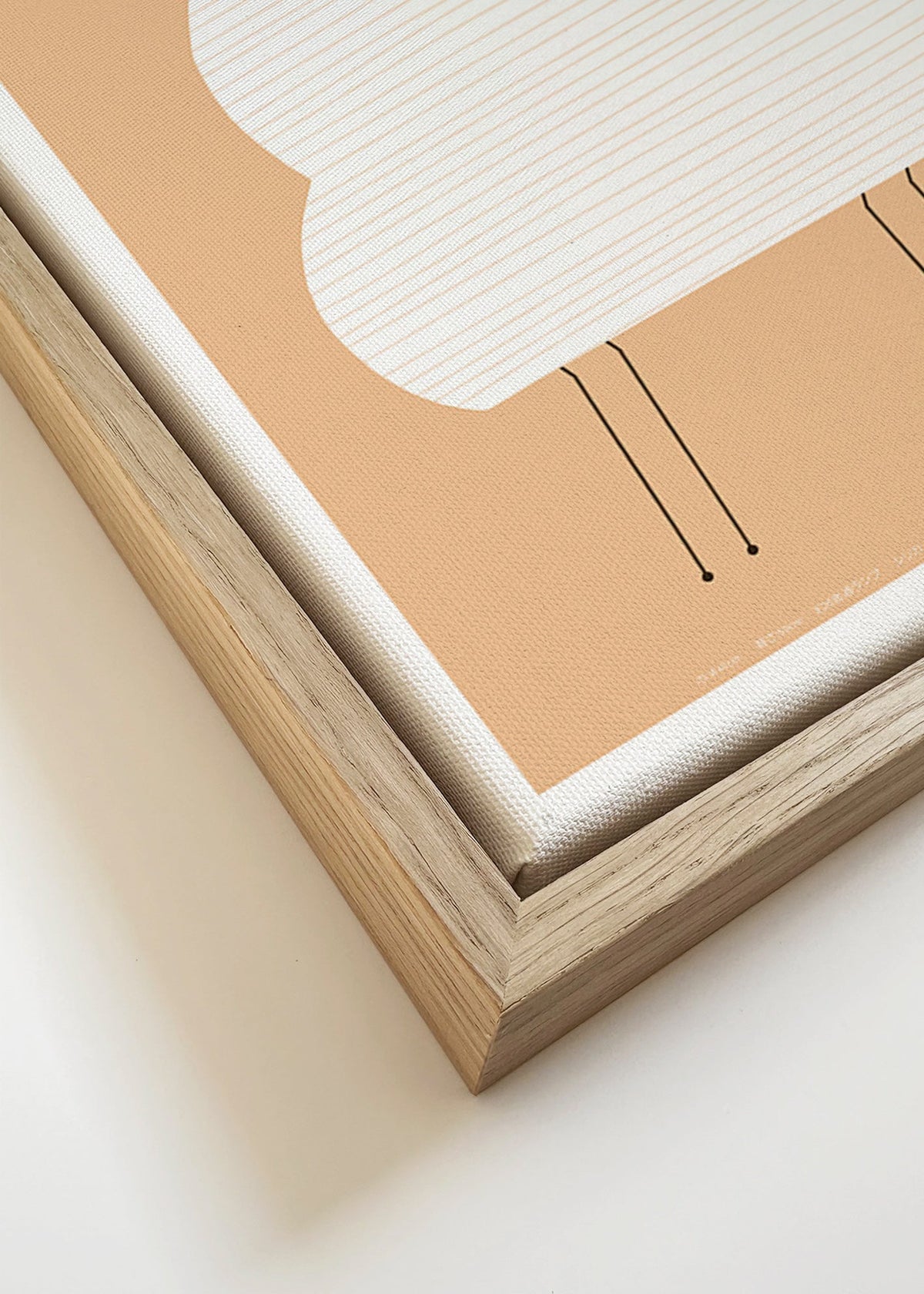 Ilustrace Noguchi Akari v minimalistických liniích