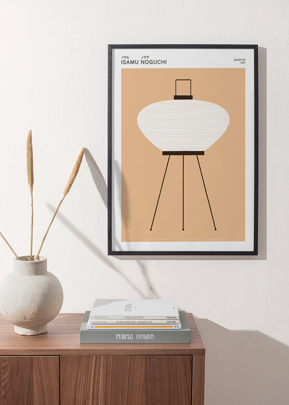 Ilustrace lampa Akari