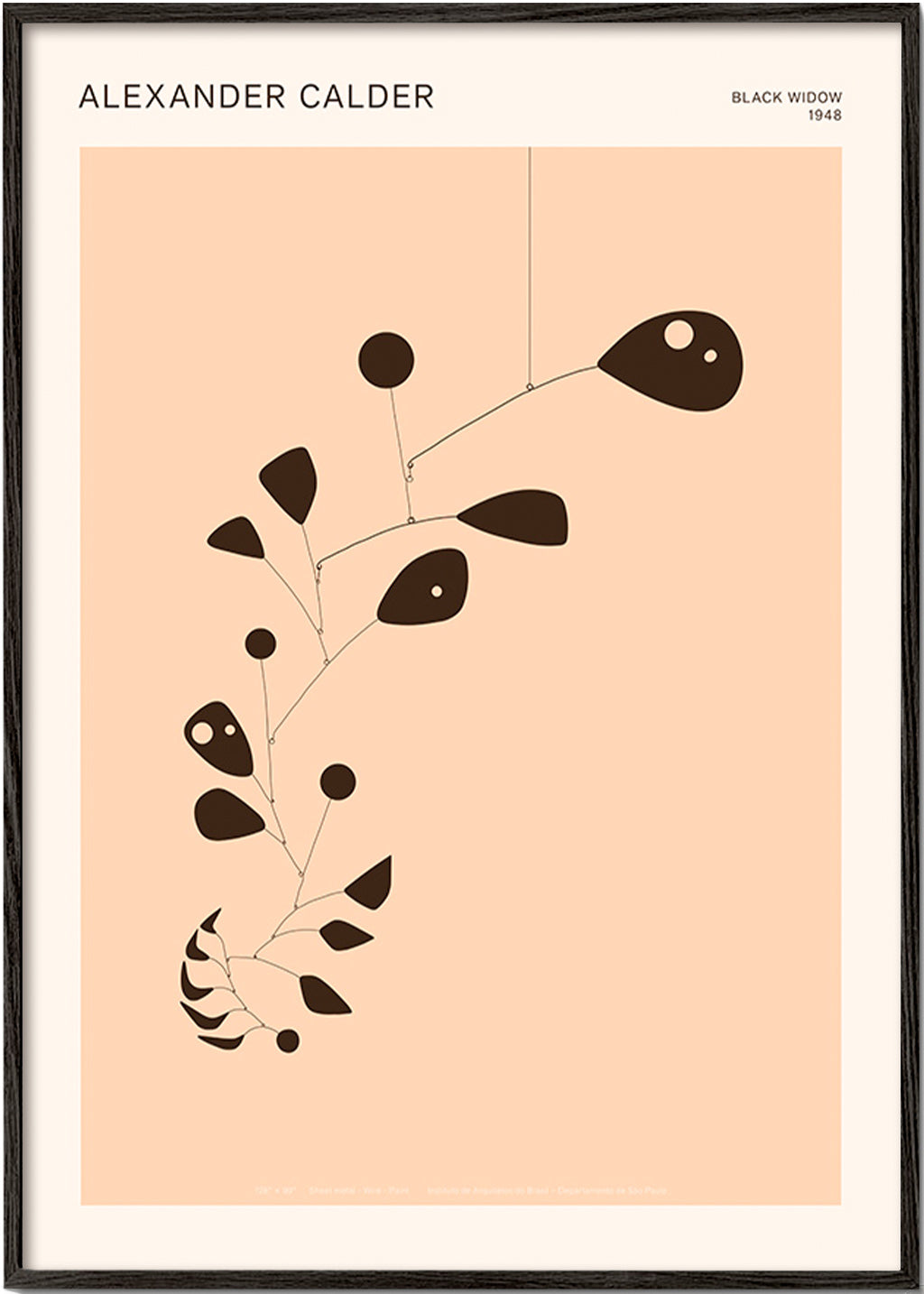 Botanický tisk s organickým mobilem