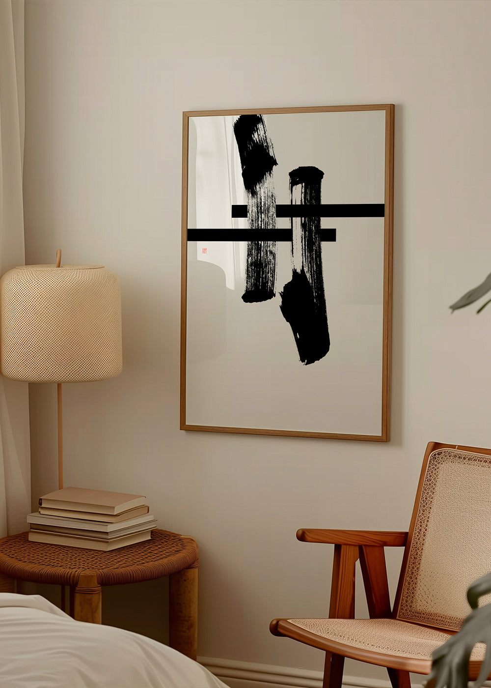 Minimalistický inkoustový gest