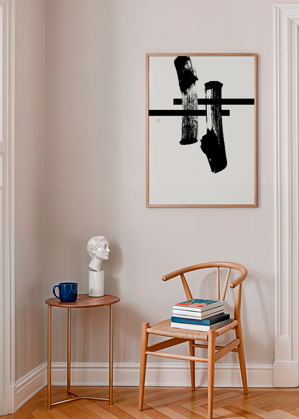 Minimalistický inkoustový gest