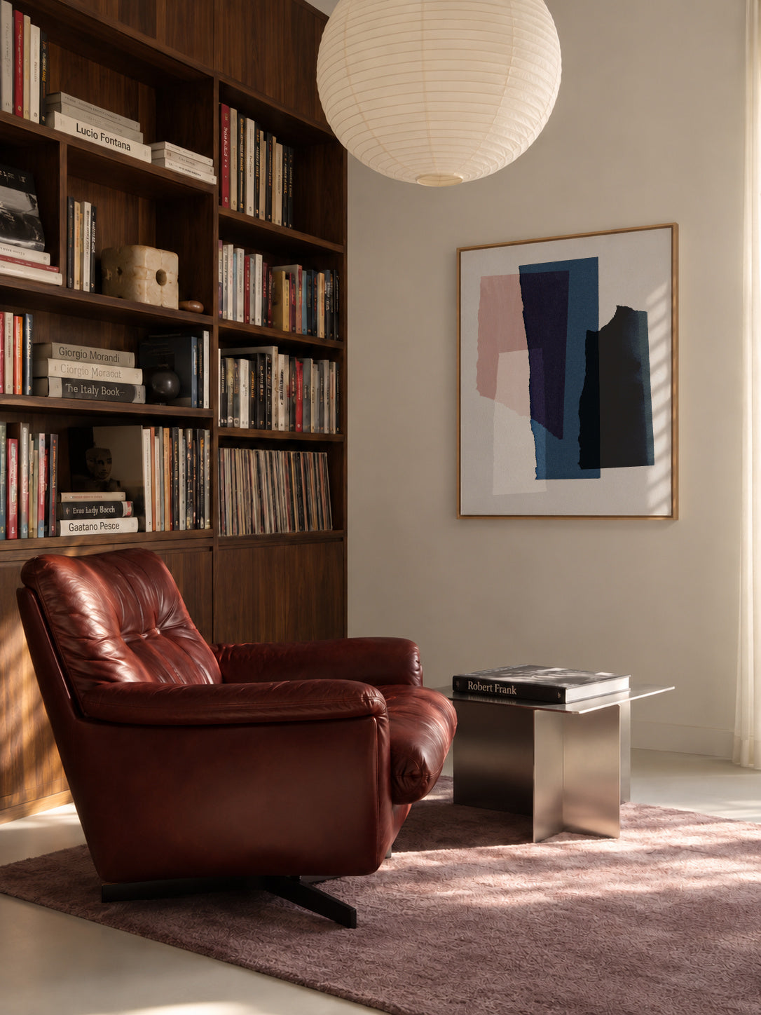 Pieces 3 - Framed canvas in an interior