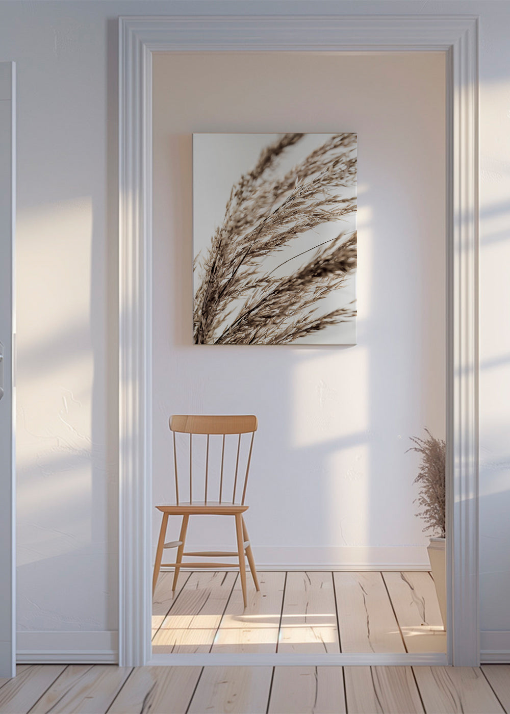 Botanický plakát suché stébla horizontální