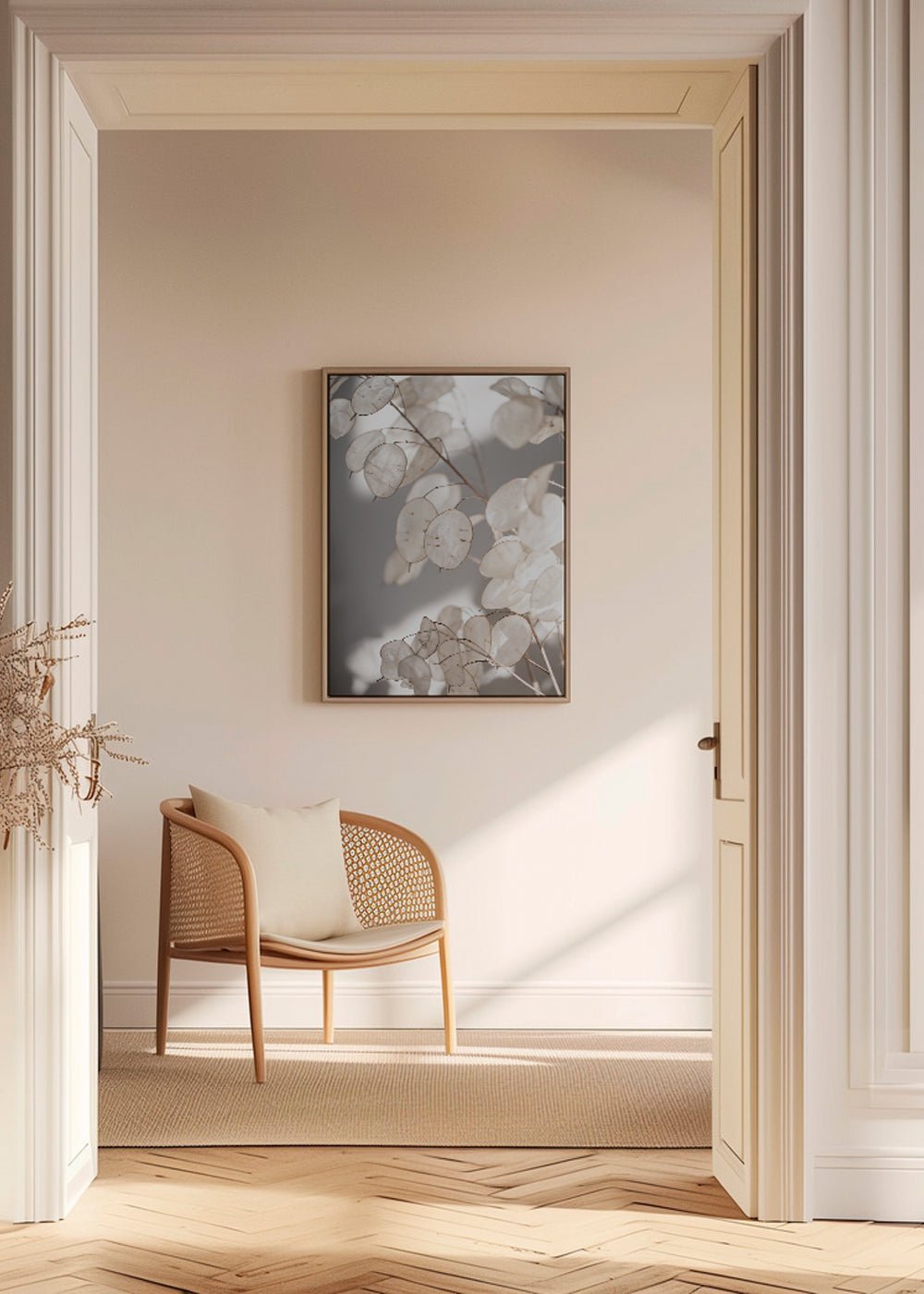 Botanický tisk průsvitné listy fotografie