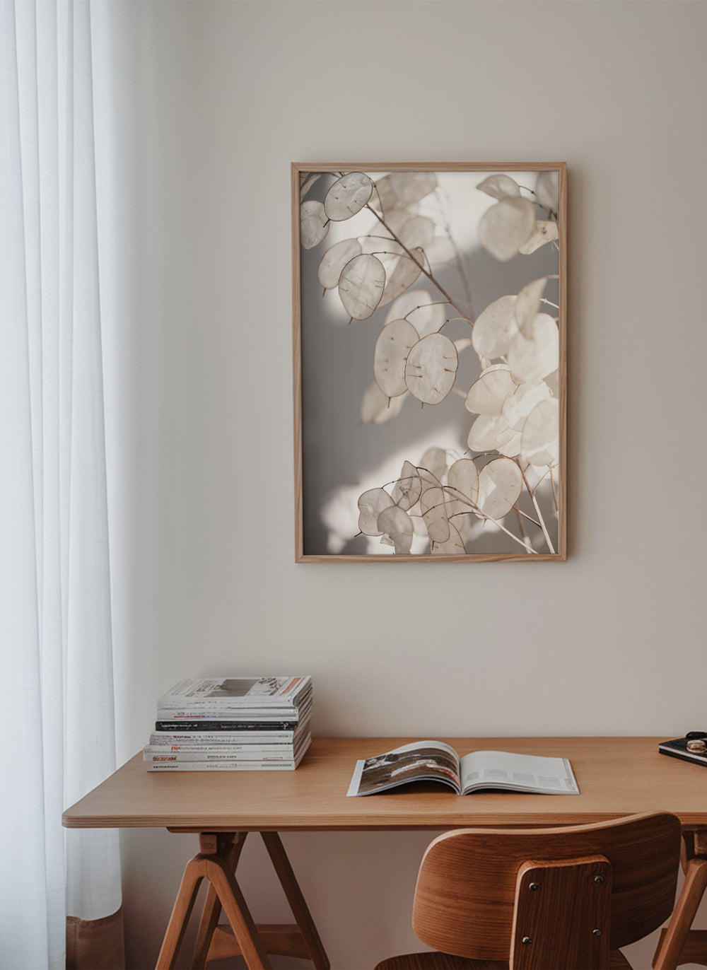 Botanický tisk průsvitné listy fotografie