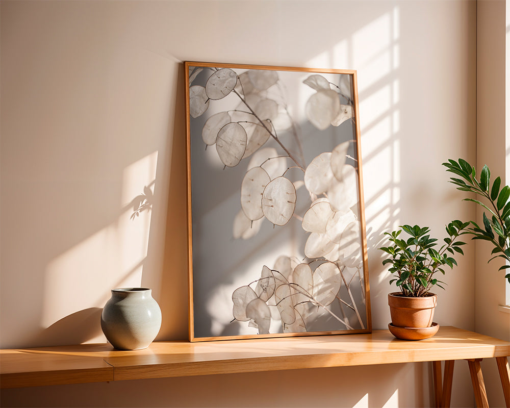 Botanický tisk průsvitné listy fotografie