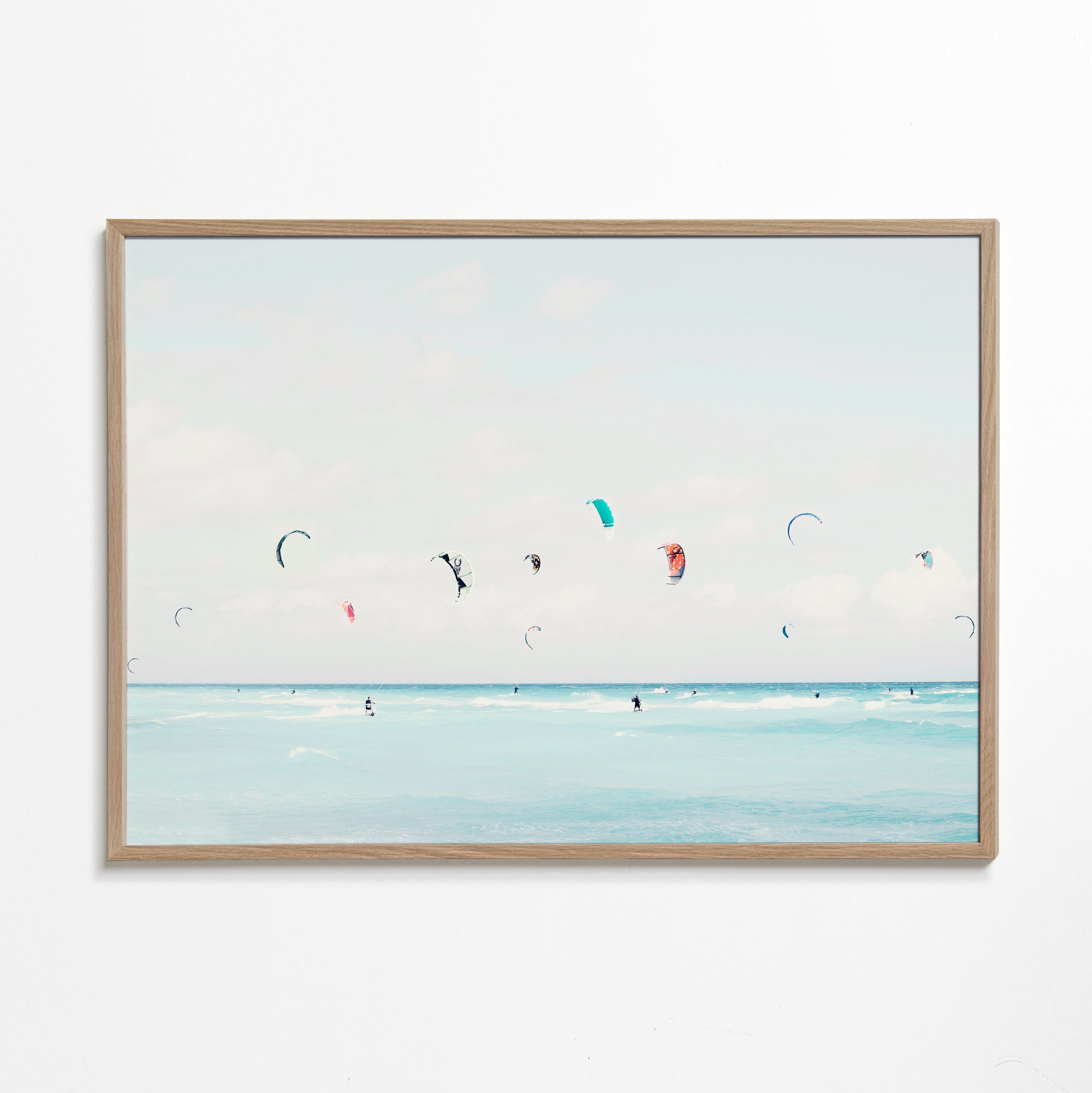 Sportovní obraz kitesurf na klidném moři