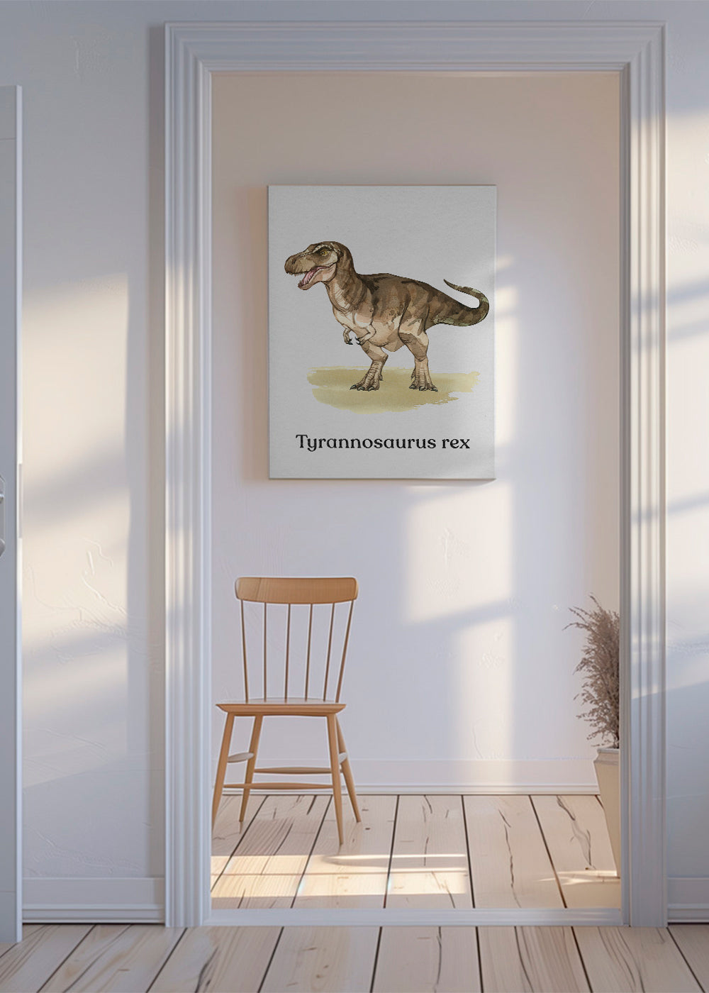 Obraz Tyrannosaurus rex ilustrace