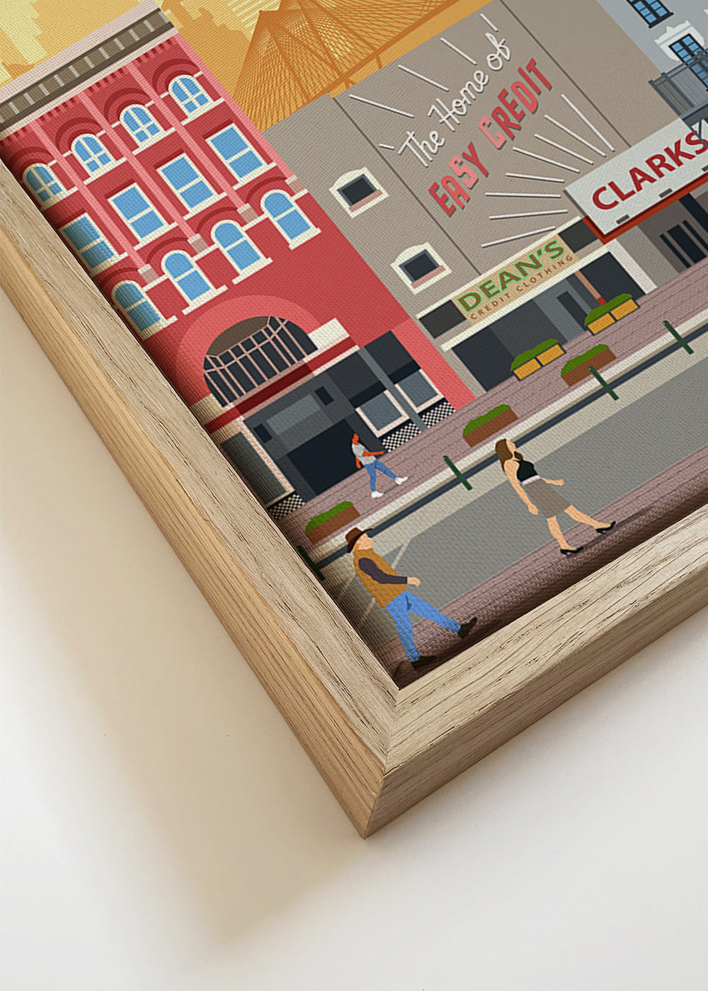 Městské umění: Houston ilustrace na výšku