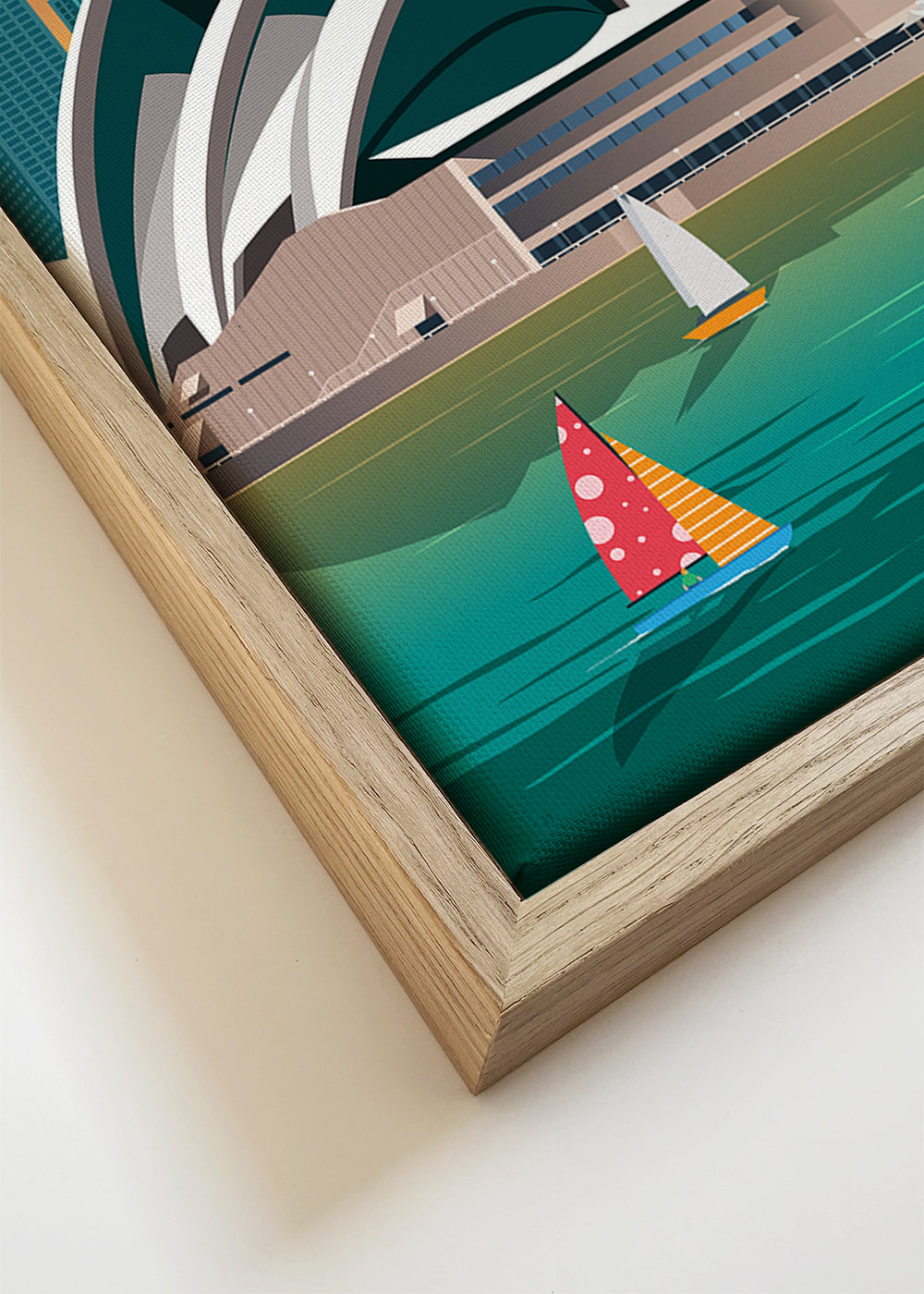 Plakát města Sydney v ilustraci