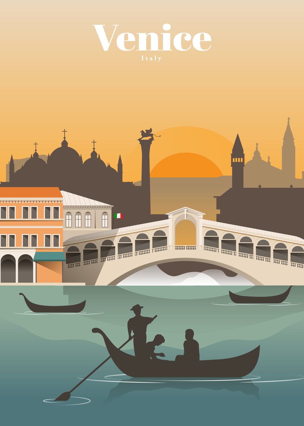 Travel to Venice - Unframed art print