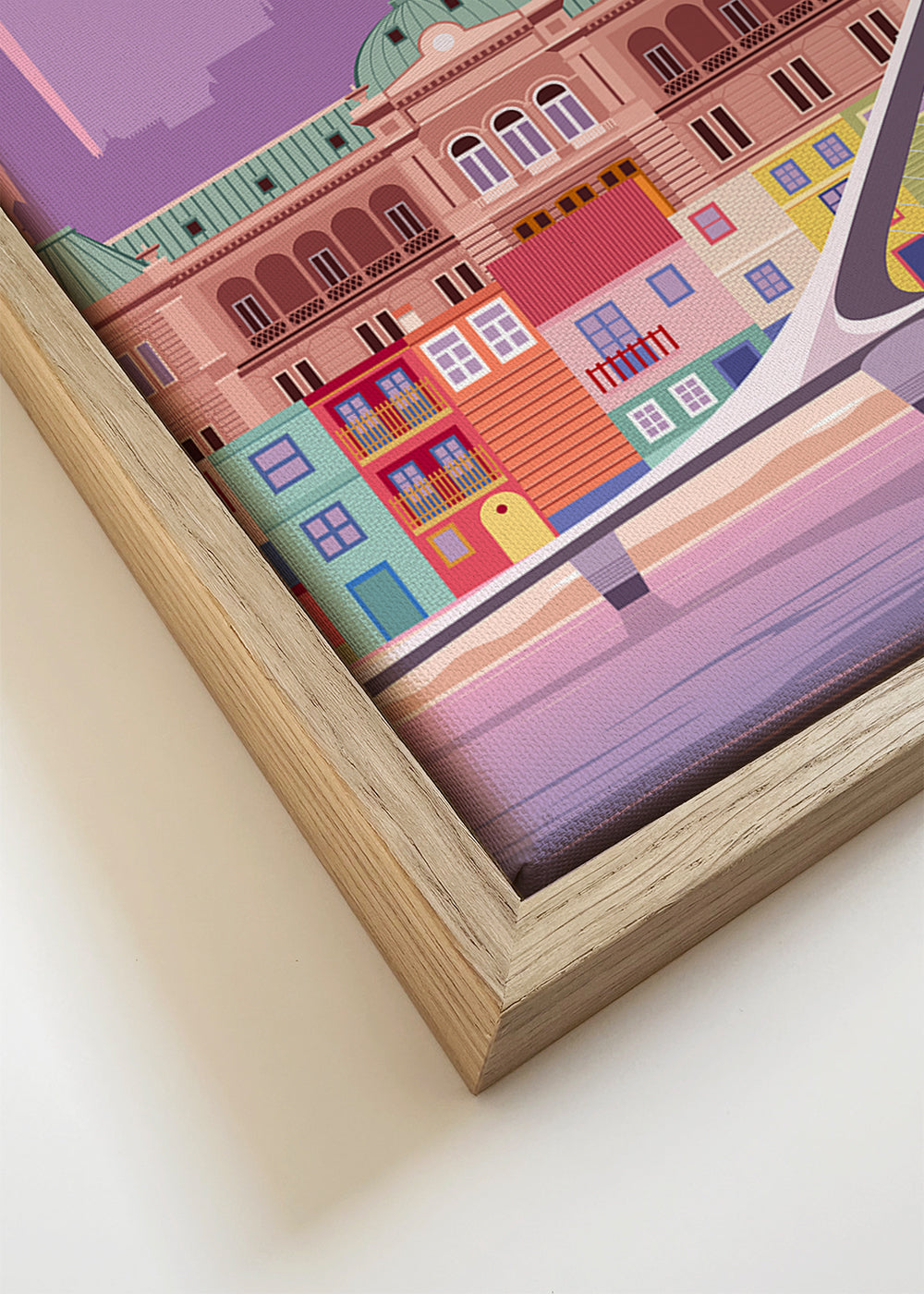 Plakát z cest: Barevná ilustrace Buenos Aires