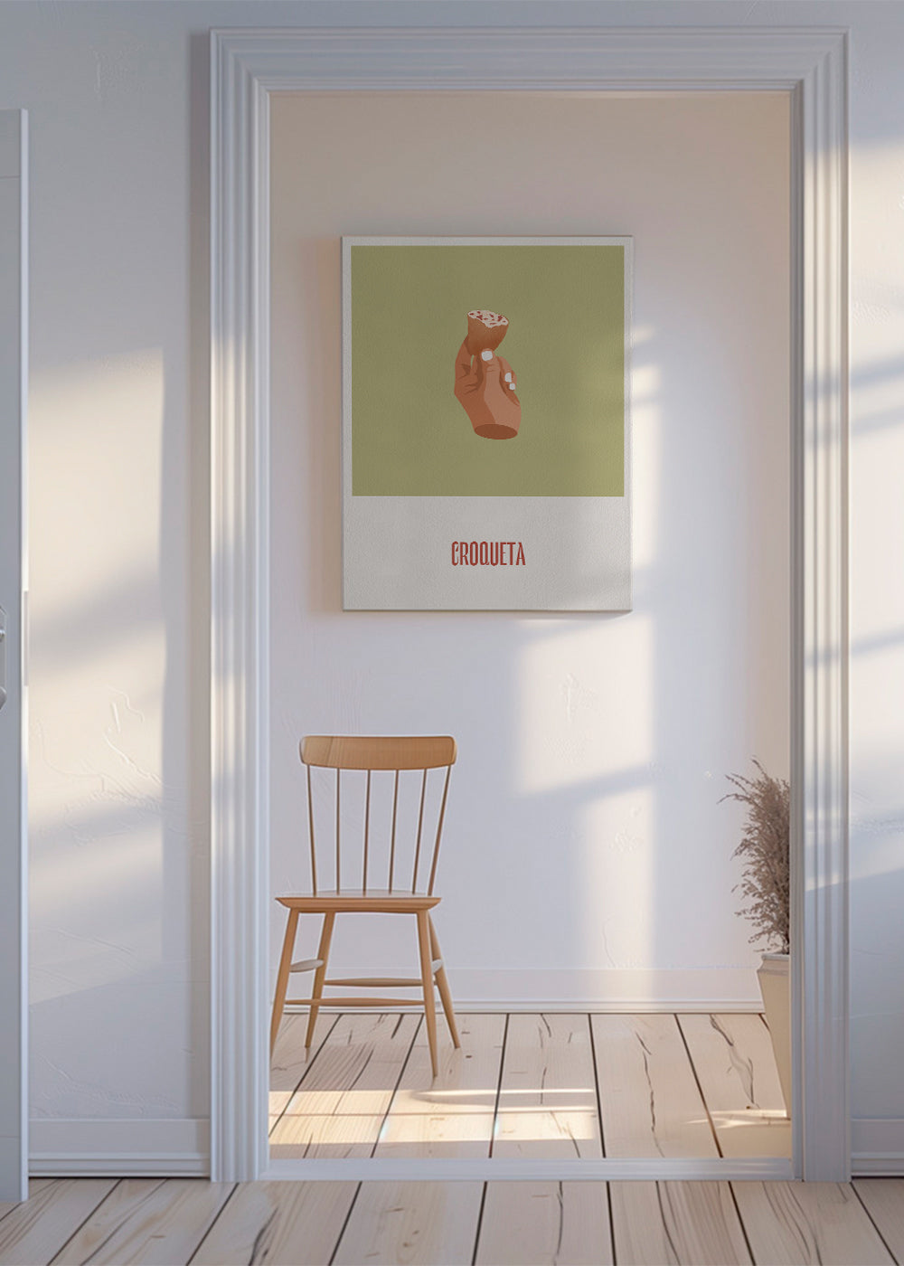 Obraz do kuchyně Kroketa ilustrace