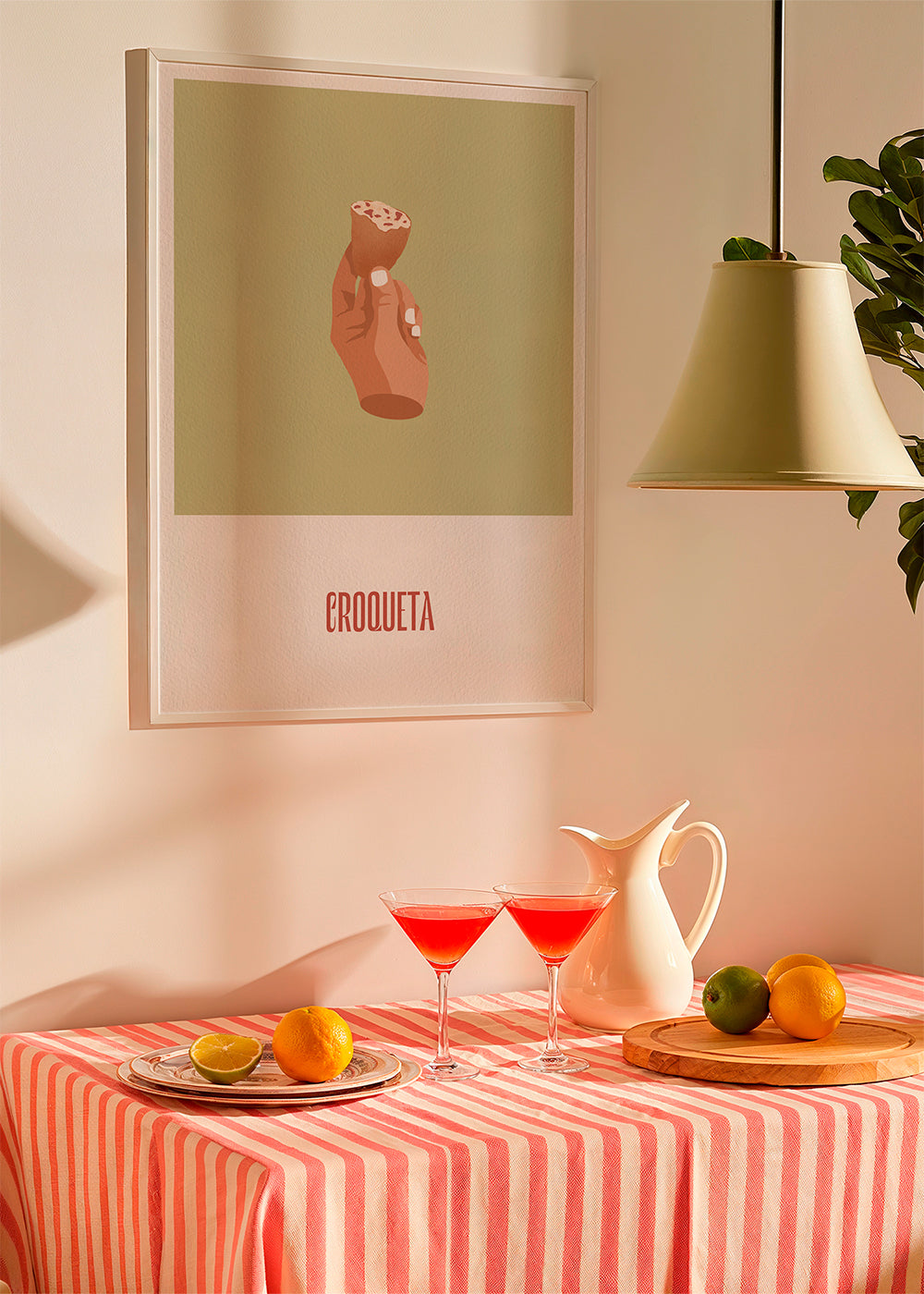 Obraz do kuchyně Kroketa ilustrace