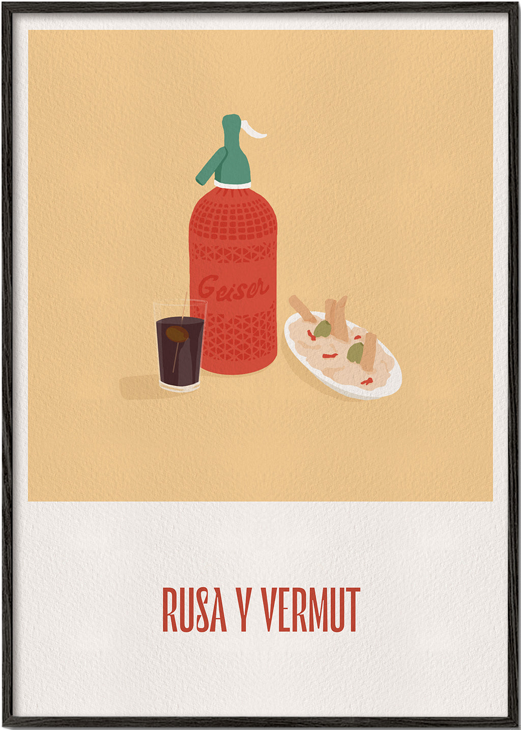 Obraz do kuchyně: Sifon a vermut