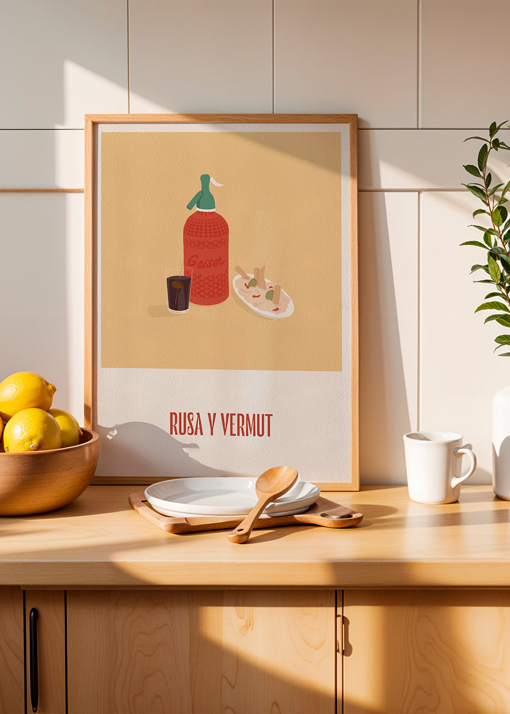 Obraz do kuchyně: Sifon a vermut
