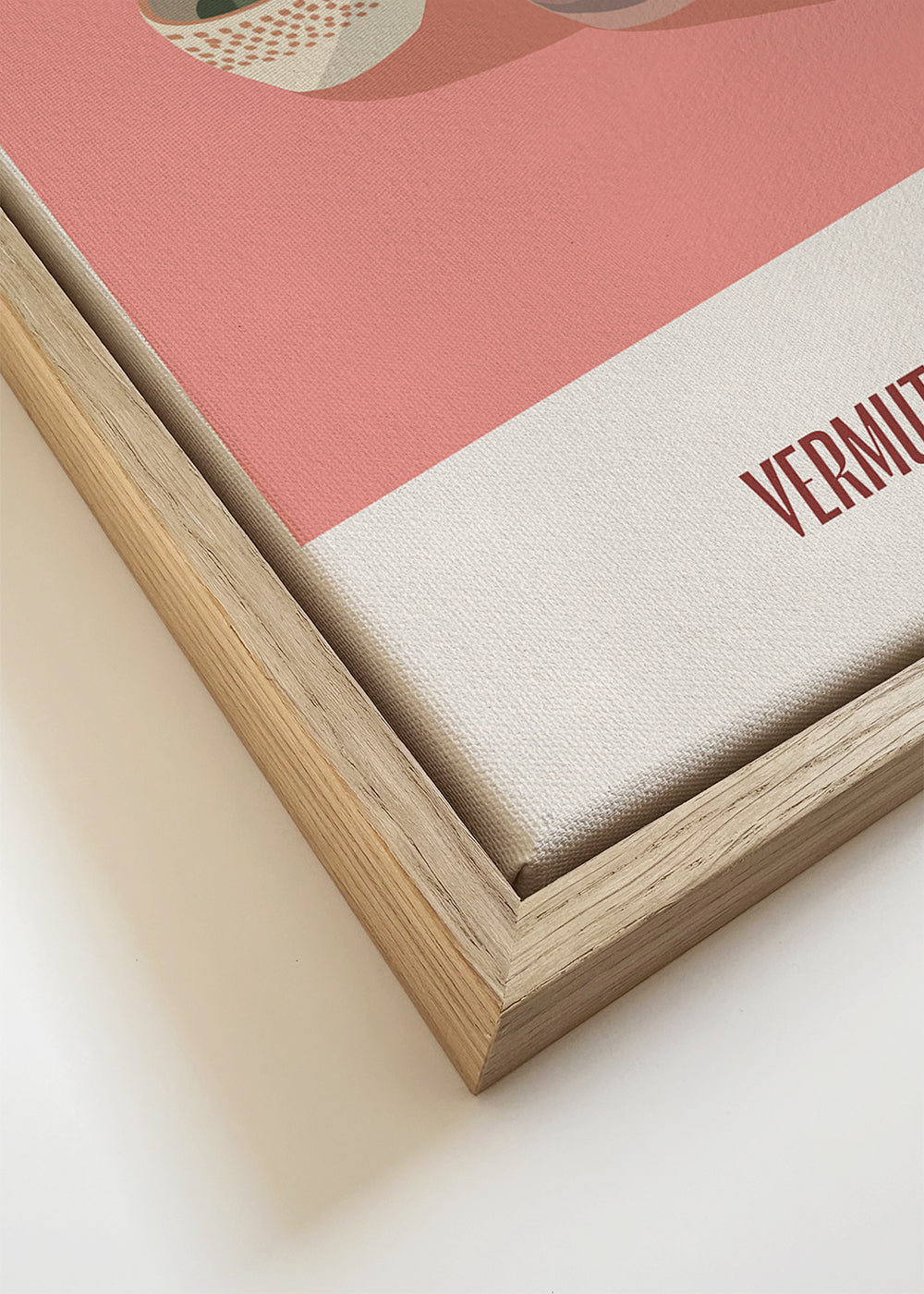 Obraz do kuchyně Vermut a olivy minimalistická ilustrace