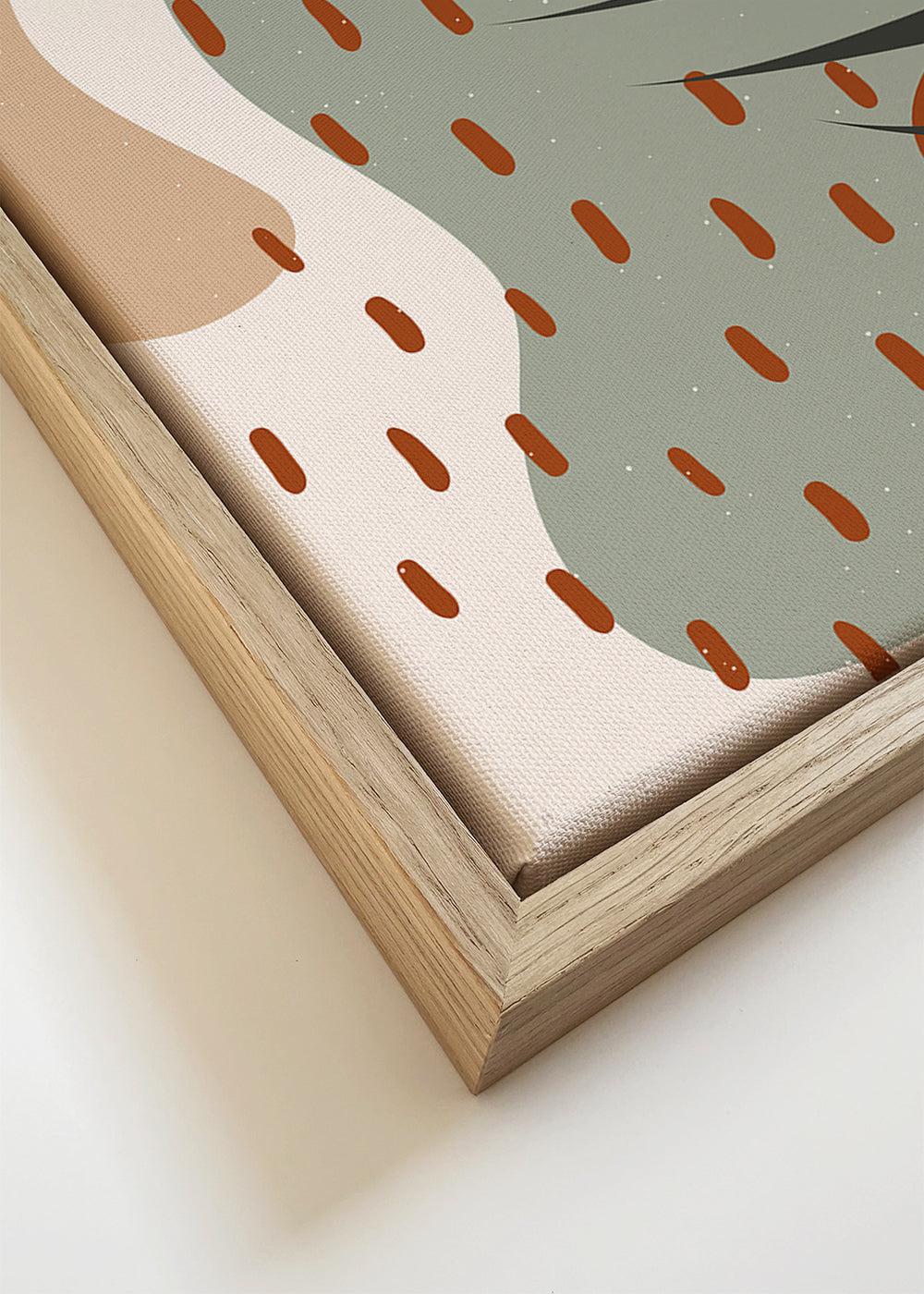 Botanický plakát s tropickým listem minimal