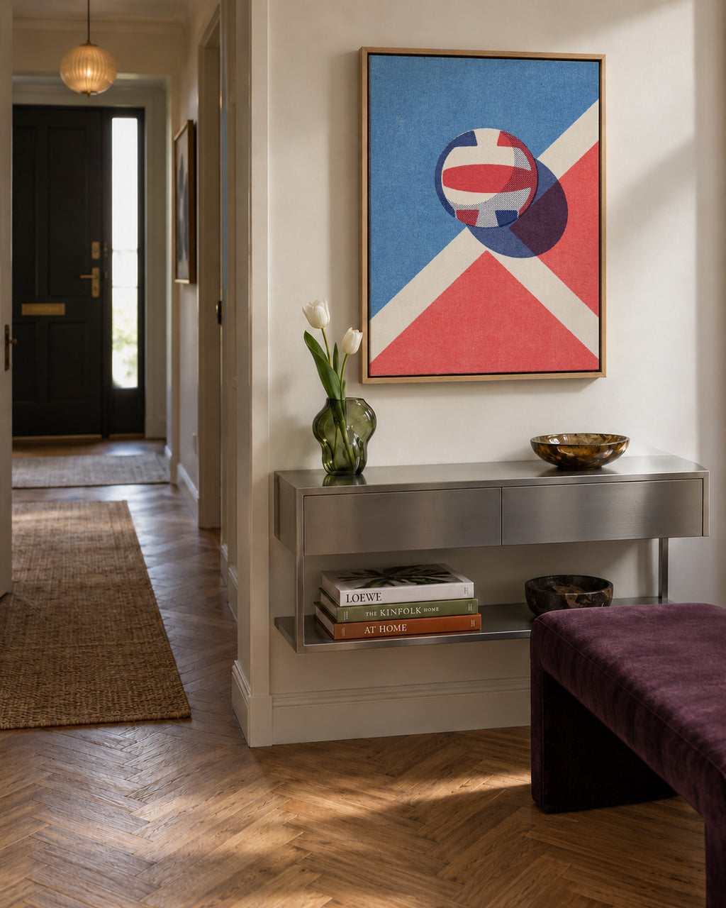 BALLS / Volleyball - Framed canvas in an interior