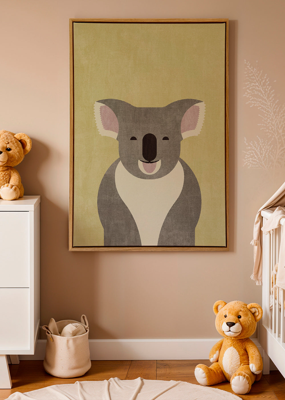 Dětský plakát koala usmívající se