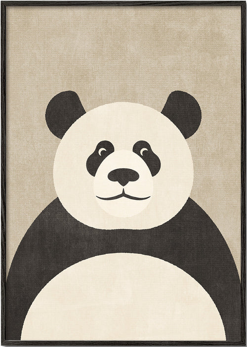 Plakát panda minimalista do dětského pokoje