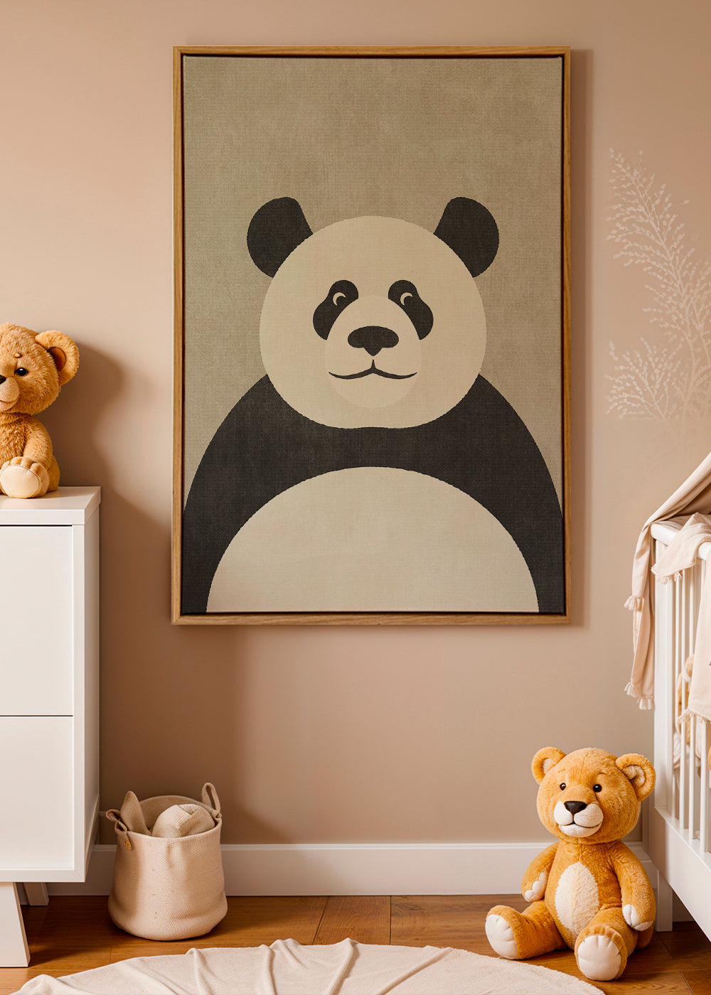Plakát panda minimalista do dětského pokoje