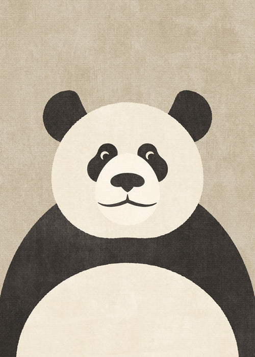 Plakát panda minimalista do dětského pokoje