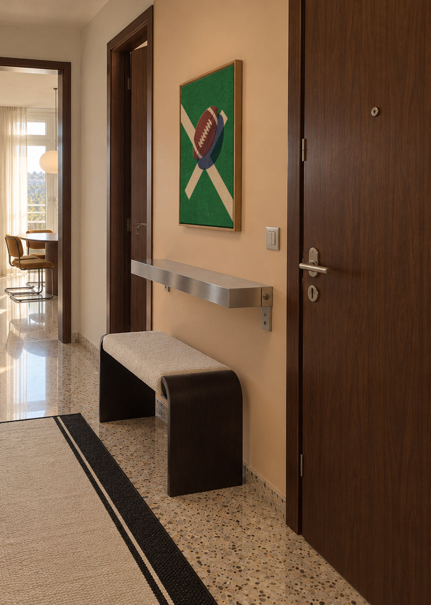 BALLS / American Football - Framed canvas in an interior