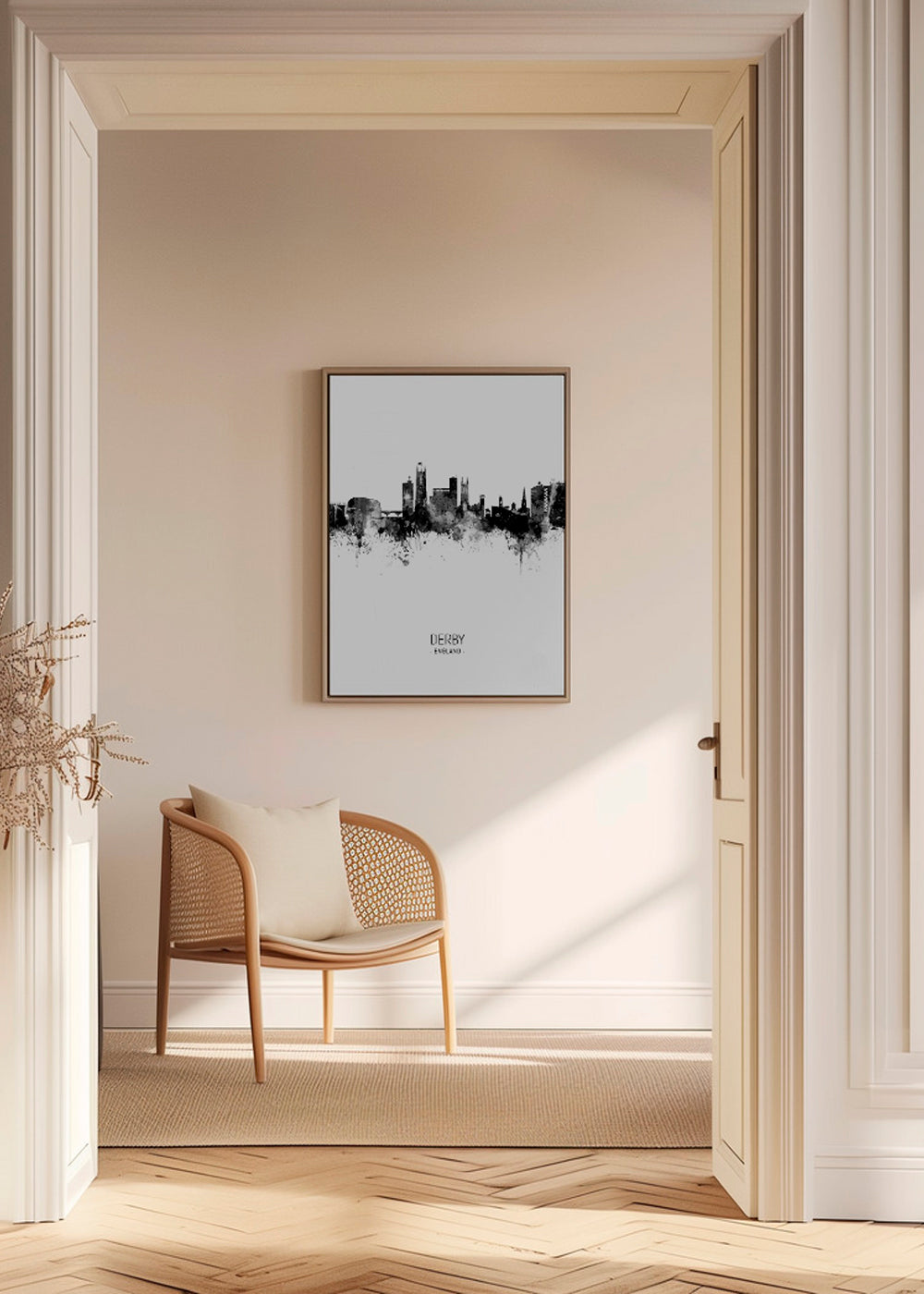 Městské umění: Derby skyline v inkoustu