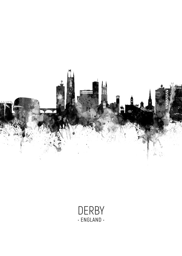 Městské umění: Derby skyline v inkoustu