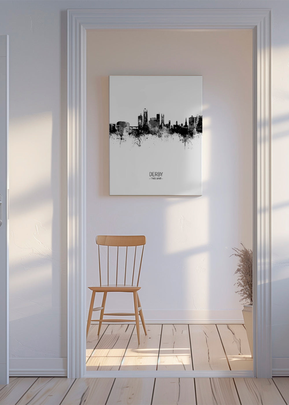 Městské umění: Derby skyline v inkoustu