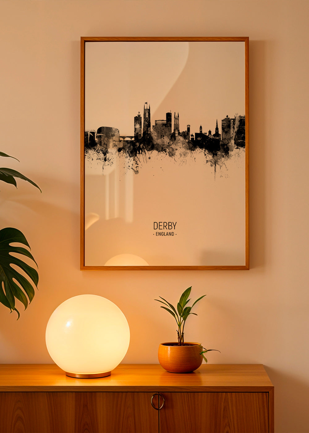 Městské umění: Derby skyline v inkoustu