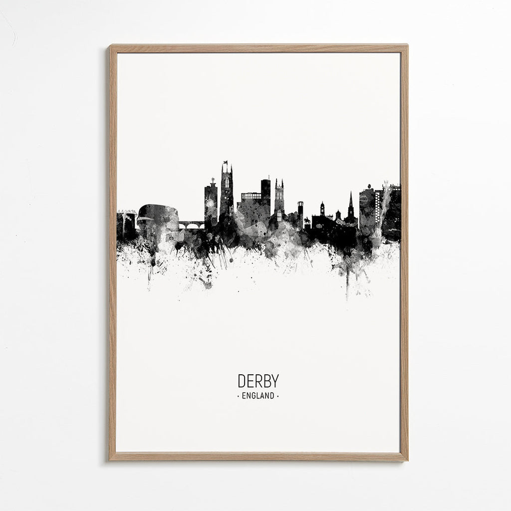 Městské umění: Derby skyline v inkoustu